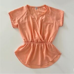 ARITZIA Wilfred Peplum Blouse Sz XS